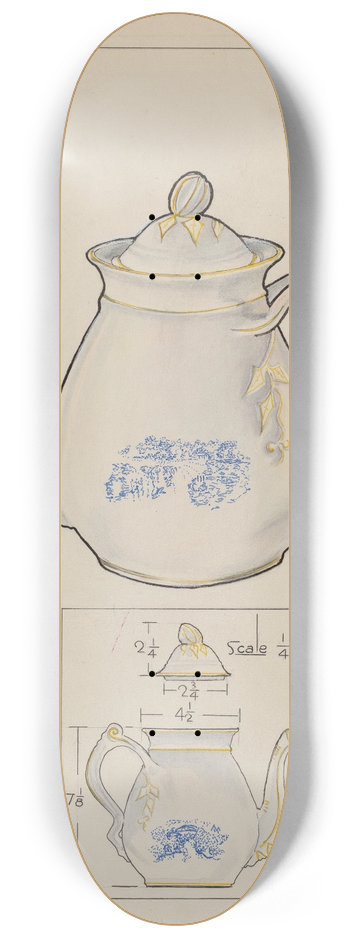 Joseph Sudek - Teapot 8.25 inch art skate deck