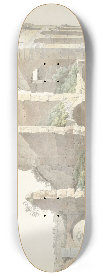 Josephus Augustus Knip - Het Colosseum te Rome 8.25 inch art skate deck
