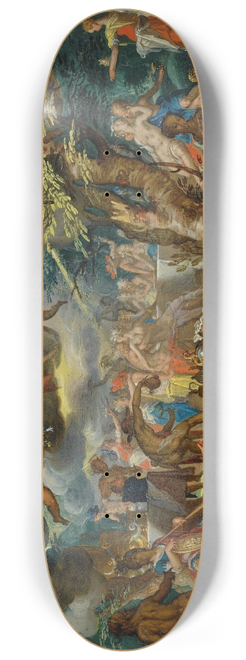 Joachim Wtewael - Abanquet Of The Gods 8.25 inch art skate deck