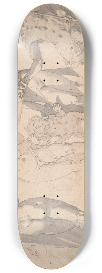 Joachim Wtewael - The Judgment of Paris 8.25 inch art skate deck