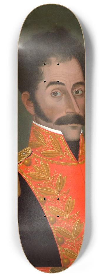 Jos Gil de Castro - Simn Bolvar 8.25 inch art skate deck