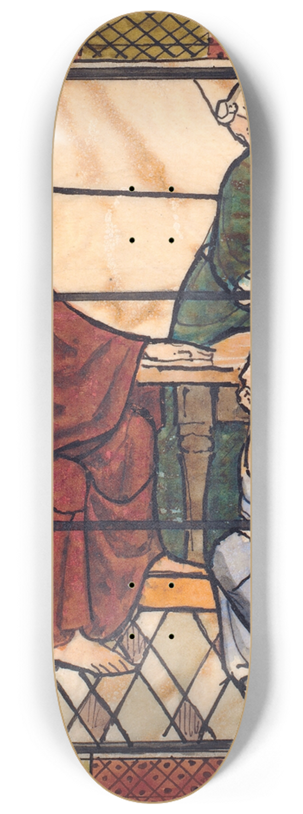 Joakim Skovgaard - Kristus i Bethania 8.25 inch art skate deck