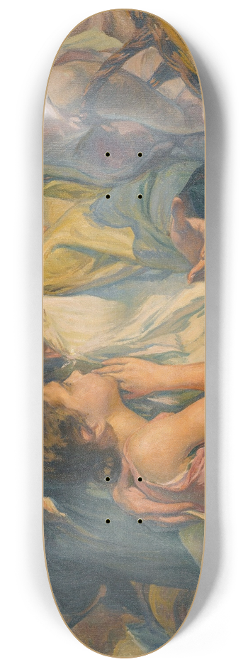 Jos Mongrell - Return From Fishing 8.25 inch art skate deck