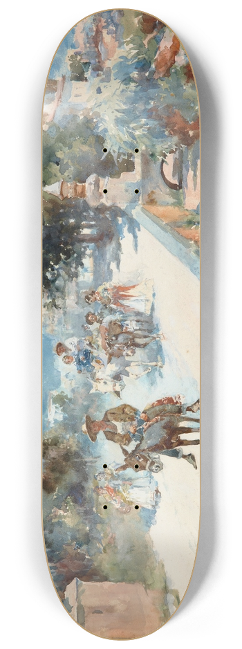 Jos Navarro y Llorens - Arriving in Town 8.25 inch art skate deck