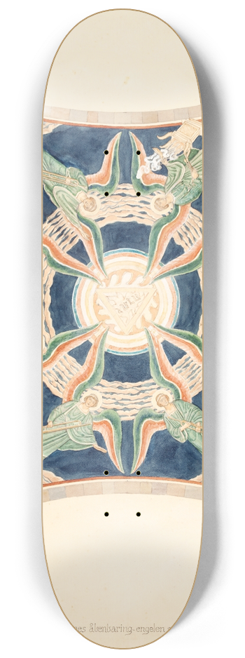 Joakim Skovgaard - Udkast til freskerne i Viborg Domkirke. Korhvlvingen 8.25 inch art skate deck