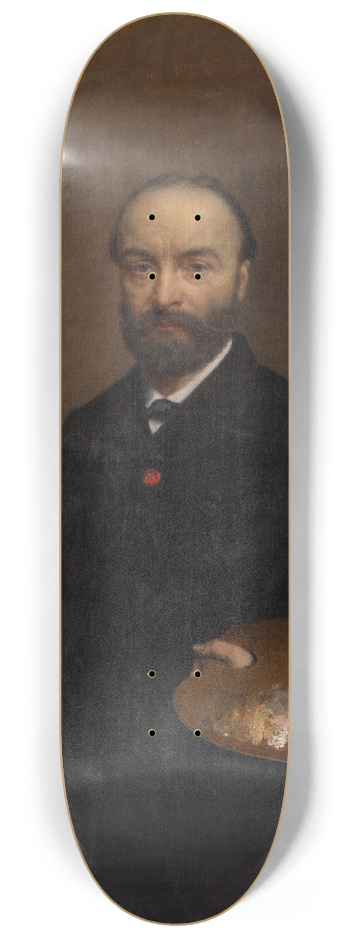 Jozef Delin - The Painter Charles Verlat 8.25 inch art skate deck