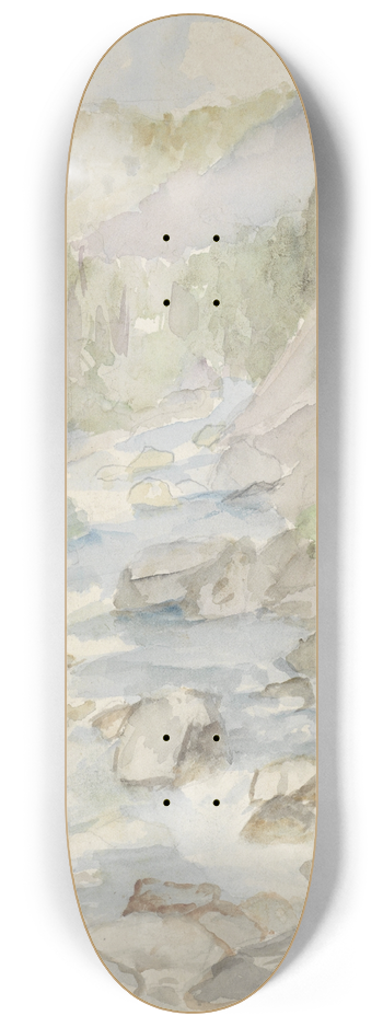 Jozef Israls - Berglandschap met beek 8.25 inch art skate deck