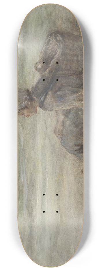 Jozef Israls - Vissersmeisje op het strand 8.25 inch art skate deck