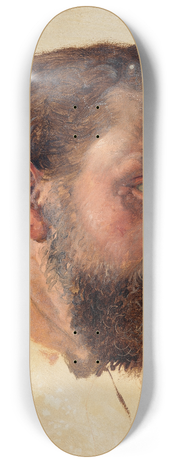Jrgen Roed - A Bearded Man 8.25 inch art skate deck