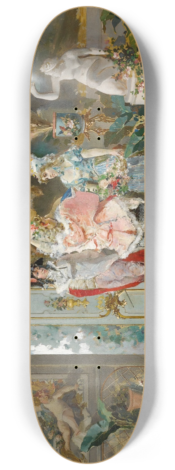 Juan-Antonio Gonzlez - Rococo Manners 8.25 inch art skate deck