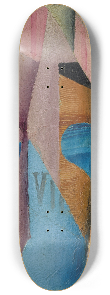 Juan Gris - La Bouteille de vin 8.25 inch art skate deck
