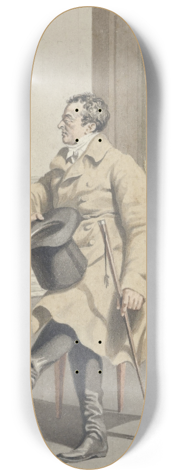 Joannes Pieter Visser Bender - Portret van Pieter Bzn Barbiers 8.25 inch art skate deck