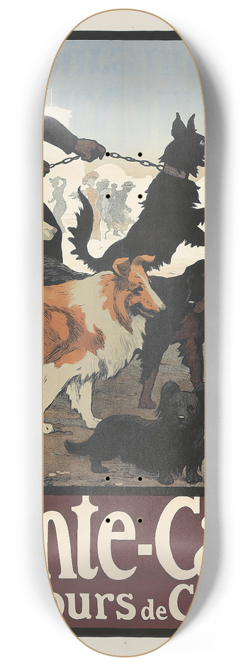 Jules-Alexandre Grn - Monte-Carlo, Concours de Chiens 8.25 inch art skate deck