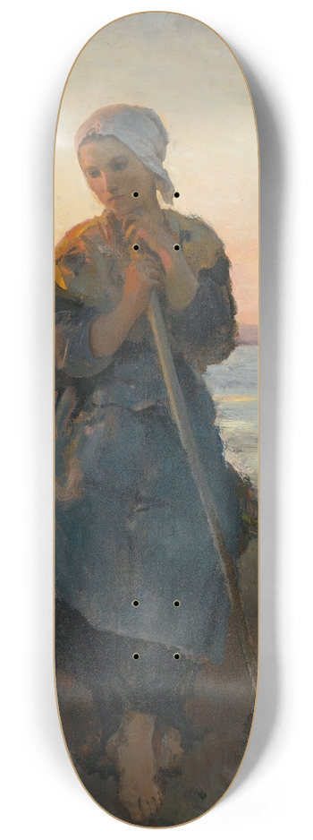 Jules Breton - Bergre de Douarnenez 8.25 inch art skate deck