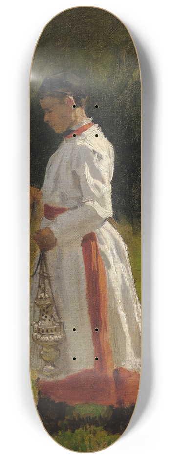 Jules Breton - Enfant de chur 8.25 inch art skate deck