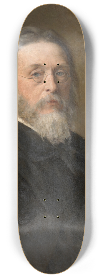 Jules Breton - Self Portrait 8.25 inch art skate deck