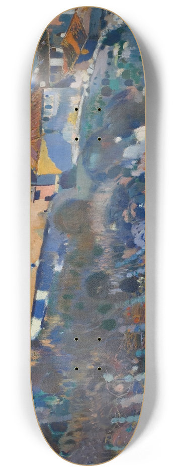 Joaquin Mir Trinxet - Terraced Village 8.25 inch art skate deck