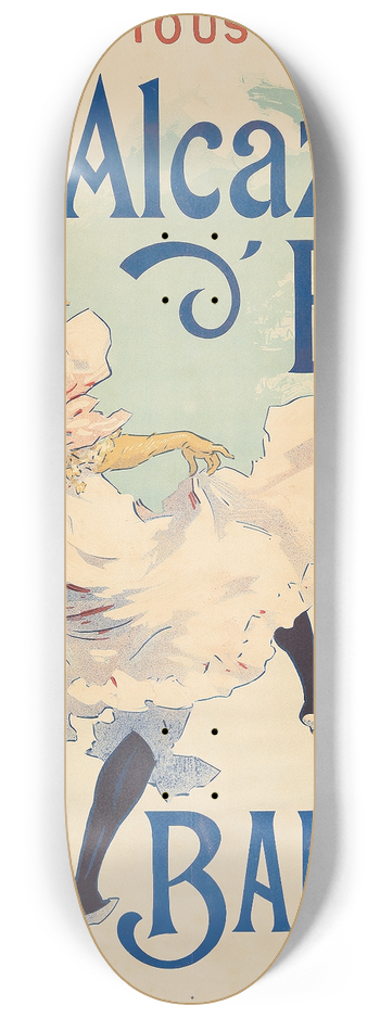 Jules Chret - Alcazar dEt, Louise Balthy 8.25 inch art skate deck