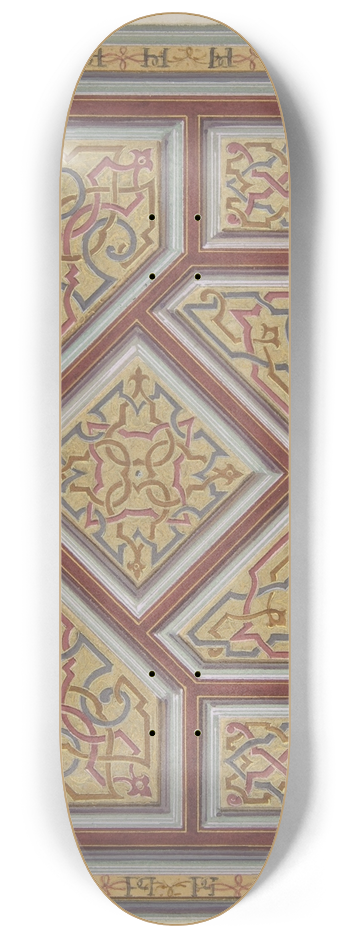 Jules-Edmond-Charles Lachaise - Design for Ceiling Decoration in the Htel de Pless, Berlin 8.25 inch art skate deck