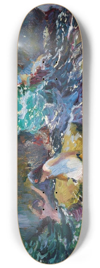 Joaqun Sorolla - Children On The Shore, Jvea 8.25 inch art skate deck