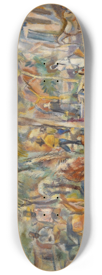 Jules Pascin - Southern Landscape 8.25 inch art skate deck