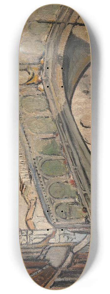Jules Schmalzigaug - The Rialto Bridge in Venice 8.25 inch art skate deck