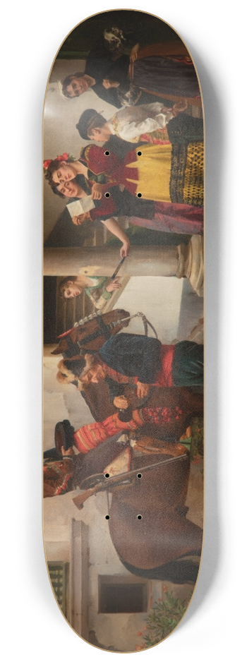 Jules Worms - Arrival of the messenger 8.25 inch art skate deck