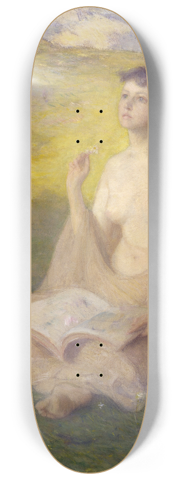Julian Alden Weir - The Open Book 8.25 inch art skate deck
