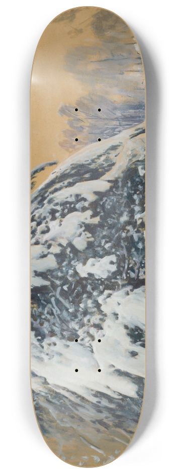 Julian Falat - Cap of snow 8.25 inch art skate deck
