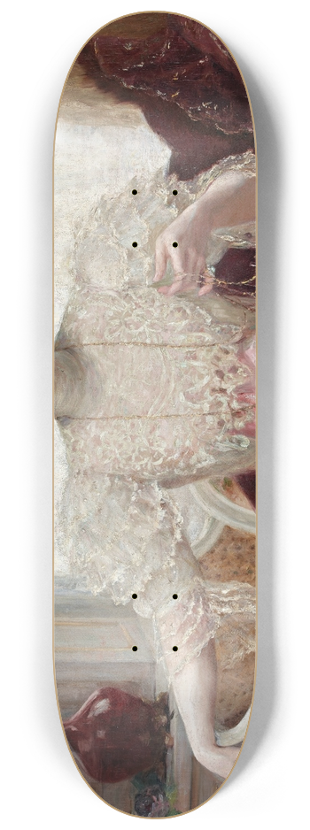Joaqun Sorolla - Portrait of Luisa Martinez De Tejeda 8.25 inch art skate deck