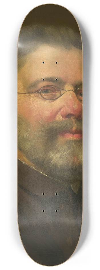 Julius Siegfried Uetz - Self-portrait 8.25 inch art skate deck