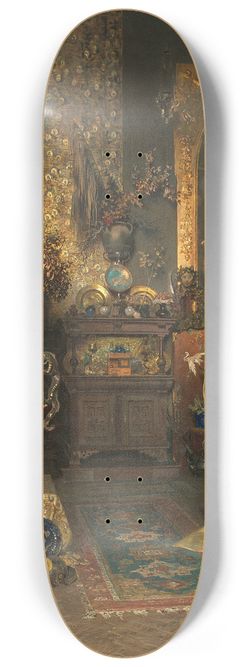 Julius Victor Berger - Studio interior 8.25 inch art skate deck