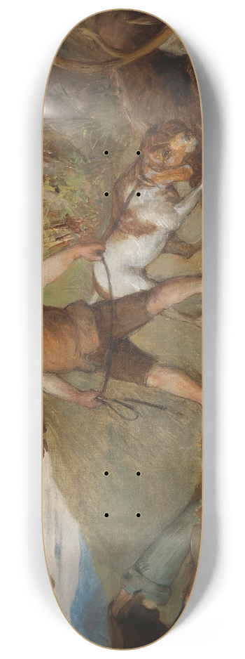 Julius von Blaas - Allegorie auf die Jagd 8.25 inch art skate deck