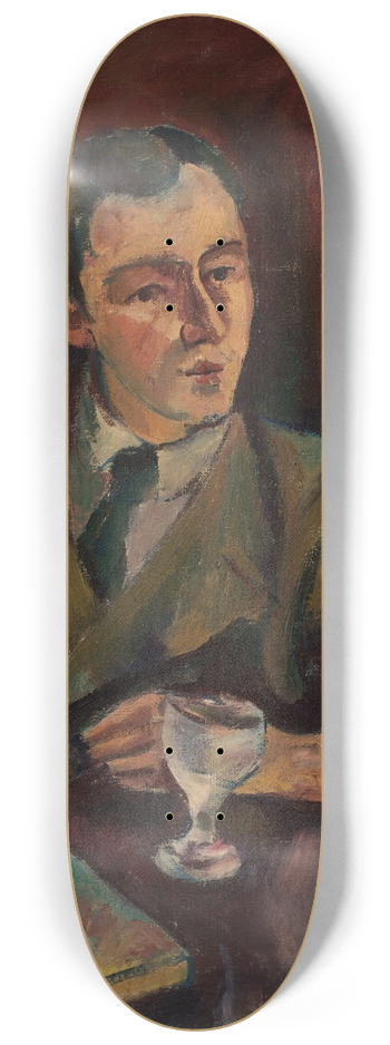 Julius Zimpel jr - Portrt eines Mannes 8.25 inch art skate deck
