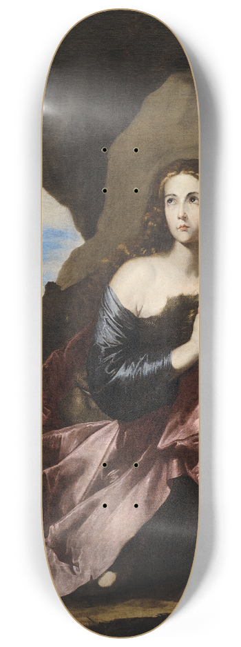 Jusepe de Ribera - Mary Magdalene Penitent 8.25 inch art skate deck
