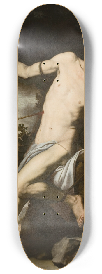 Jusepe de Ribera - Saint Sebastian 8.25 inch art skate deck