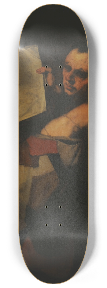 Jusepe de Ribera - Un astrnomo 8.25 inch art skate deck