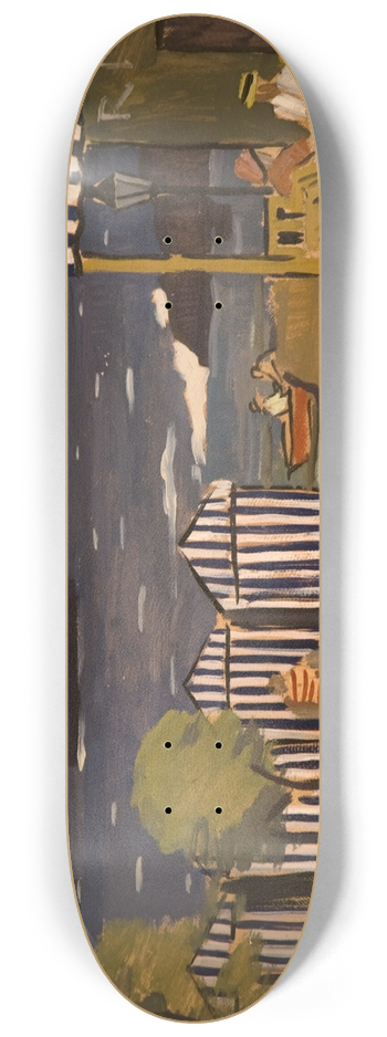 Joaqun Torres-Garca - Paisaje de playa 8.25 inch art skate deck