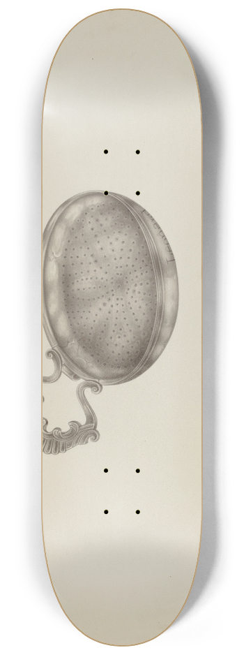 Kalamian Walton - Silver Lemon Strainer 8.25 inch art skate deck