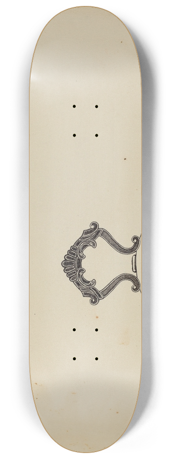Kalamian Walton - Silver Lemon Strainer 8.25 inch art skate deck