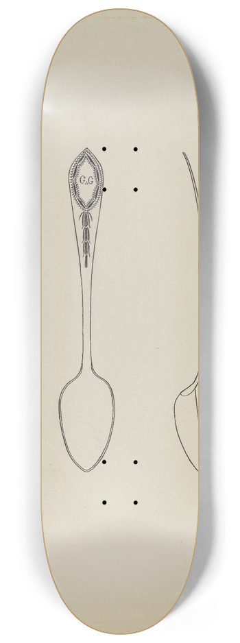 Kalamian Walton - Silver Teaspoon 8.25 inch art skate deck