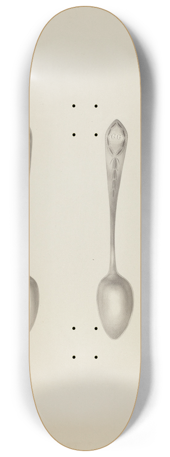 Kalamian Walton - Silver Teaspoon 8.25 inch art skate deck