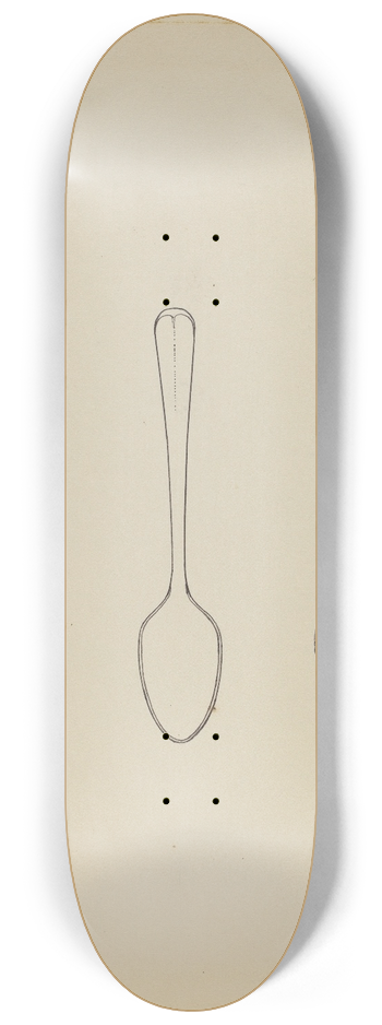 Kalamian Walton - Silver Teaspoon 8.25 inch art skate deck