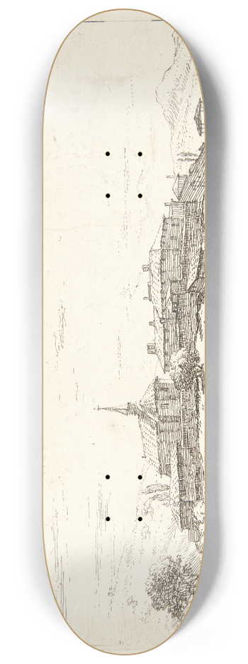 Karel Dujardin - En by p en bakketop 8.25 inch art skate deck