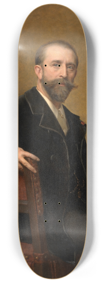 Karel Ooms - Self Portrait 8.25 inch art skate deck