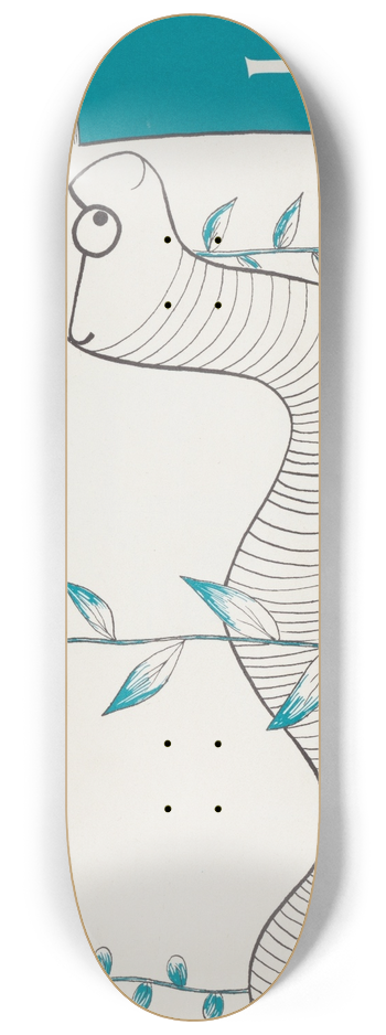 Karla Kuslin - I like books 8.25 inch art skate deck