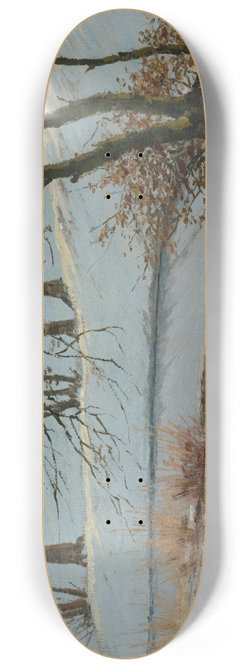 Karl Dussault - Sonniger Wintertag 8.25 inch art skate deck