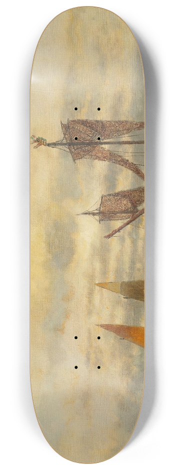 Karl Heffner - Venezianische Bragozzi 8.25 inch art skate deck
