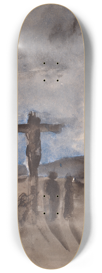 Karl Isakson - Kristus p korset 8.25 inch art skate deck