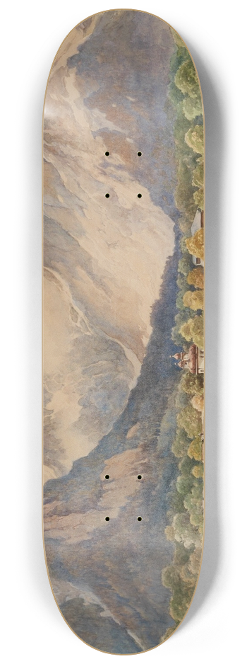 Karl Schnorpfeil - St Bartholom am Knigssee 8.25 inch art skate deck